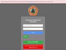 Tablet Screenshot of mahasiswa.moestopo.ac.id